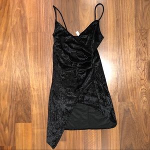 LBD & NWT! Black velvet dress